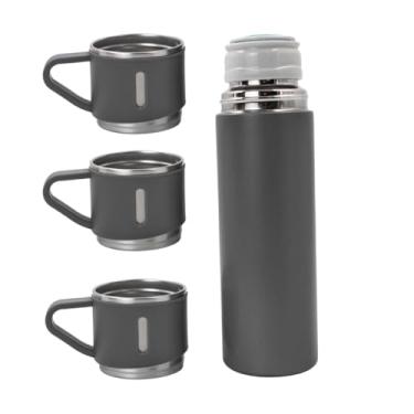 Imagem de Kit 3 Garrafa Termica Parede Dupla 3 Copo Aço Inox Squeeze 500ml
