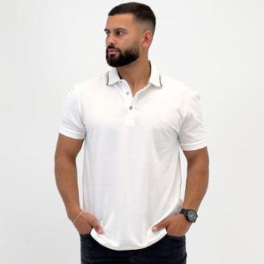Imagem de Camisa Polo Dudalina com Botão Manga Curta Masculina-Masculino