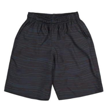 Imagem de Bermuda Infantil Menino Ogochi em Tactel Listra Azul-Masculino