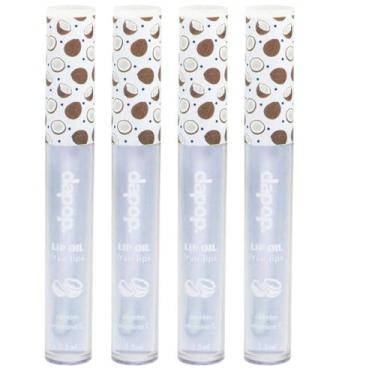 Imagem de Kit 4 Lip Oil Fruits Lips De Coco Com Vitamina E - Dapop