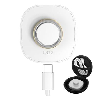 Imagem de WONJOY Compatível com o carregador Oura Ring 4, não adequado para Oura Ring 3, estação de carregamento rápido com cabo USB-C para acessórios inteligentes Oura Gen 4 (branco, tamanho 12)
