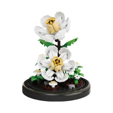 Imagem de Brinquedo De Decoração Para Casa Em Miniatura De Flor De Lírio Rosa Si