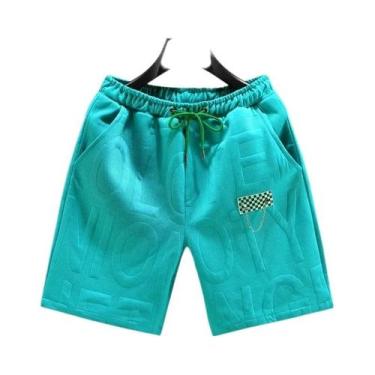 Imagem de Shorts Masculinos De Malha Respirável 5XL 6XL 7XL Com Cintura Elástica