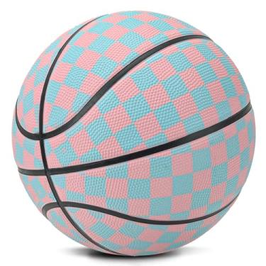 Imagem de PQKEFO Basquete infantil juvenil tamanho 4 (64,8 cm) bolas de basquete premium para uso interno e externo para meninos e meninas, jogar no quintal, parque, praia e piscina