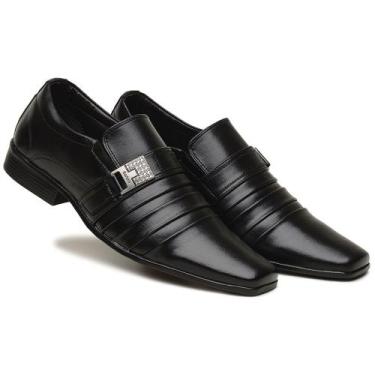 Imagem de Sapato Social Confort Macio Confortável Luxo 70019 Preto - Bertelli, 4