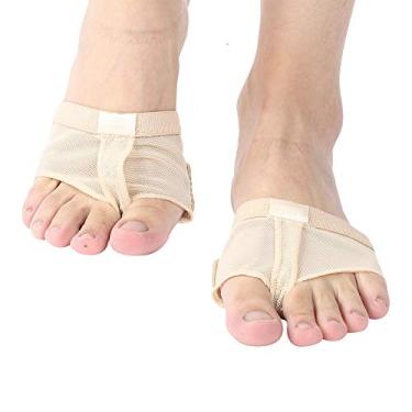 Imagem de SPYMINNPOO Antepé Meia Proteção Sapatos Malha Microfibra Dança Pata Almofadas para Jazz Ballet Moderno Dança do Ventre (XL)