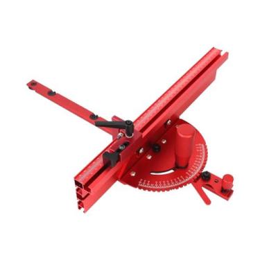 Imagem de Conjunto De Guia De Esquadria De 400MM Com Batente De Trilho E Régua D