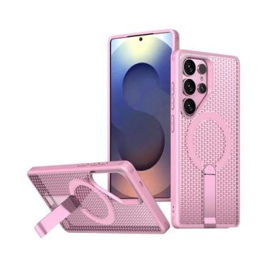 Imagem de Capa Magnética Com Suporte E Resfriamento Em Colmeia Para Samsung S25 