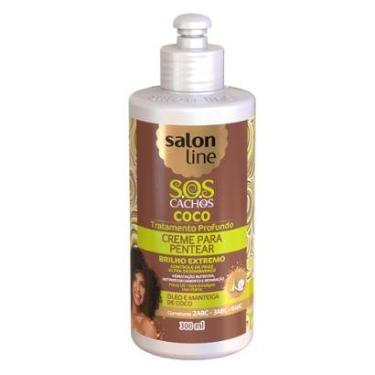 Imagem de Creme Para Pentear Salon Line - S.O.S Cachos Brilho Extremo Coco - 300ml-Unissex