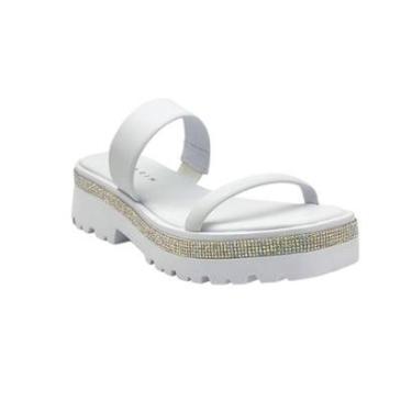 Imagem de Sandália Feminina Tratorada Plataforma Brilho Ramarim 2335202-Feminino