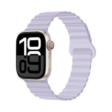 Imagem de Pulseira Esportiva Magnética De Silicone 42mm 44mm 45mm 46mm 49mm Para