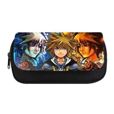Imagem de Bolsa de lápis Kingdom Hearts Sora Anime Caixa de lápis impermeável - 