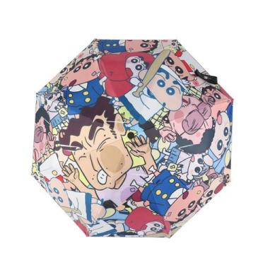 Imagem de Guarda-chuva Shin-Chans Anime Strong à prova de vento resistente a UV 