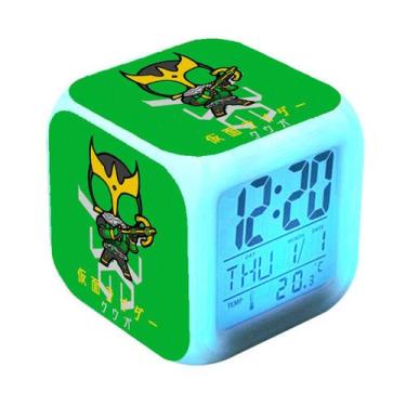 Imagem de Despertador Kamens Riders Square LED digital com despertador - yiweisa