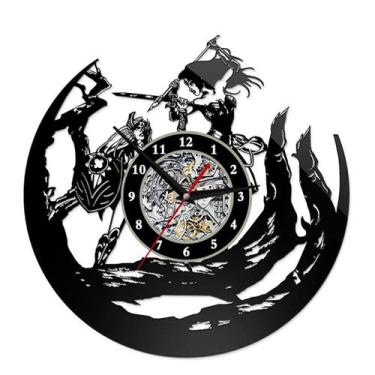 Imagem de Relógio de parede Diana Princes Wonder Women, disco de vinil, anime - 