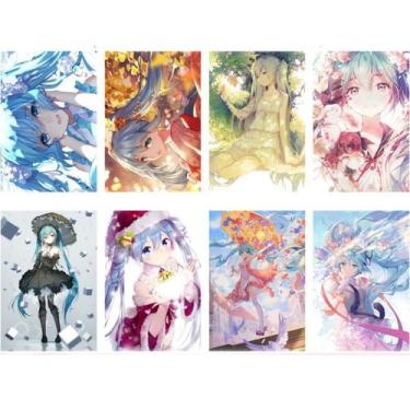 Imagem de Pôster Hatsune Miku Anime Art 28,5 x 42 cm 8 unidades/lote de papel 30