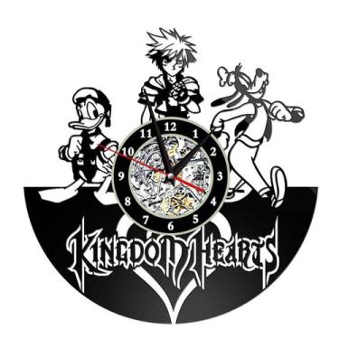 Imagem de Relógio de parede Kingdom Heart Sora Vinyl Record 30cm - yiweisai