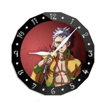 Imagem de Relógio de parede Sevens Deadly Sins Silent Non-Ticking 15 cm - yiweis