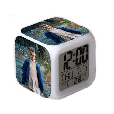 Imagem de Despertador Strangers Anime Digital LED com temperatura - yiweisai