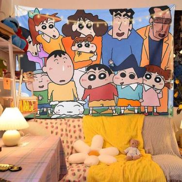 Imagem de Pintura estética de parede Tapeçaria Shins Chans 100x70cm - yiweisai