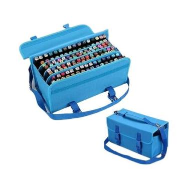 Imagem de Bolsa Organizadora De Canetas Marcadoras Dobrável De Grande Capacidade