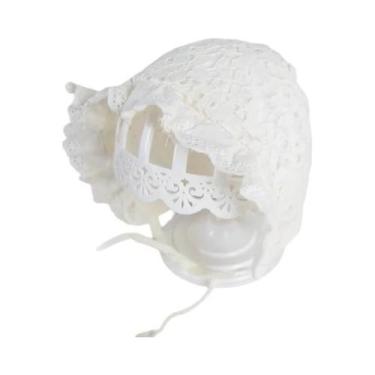 Imagem de Chapéu De Verão Para Bebê Menina Em Renda Branca, Estilo Princesa, Res