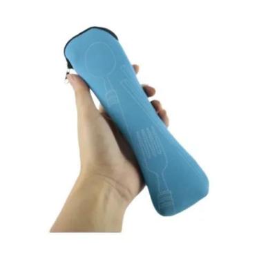 Imagem de Bolsa De Armazenamento De Talheres Para Viagem, Bolsa Portátil Para Ta