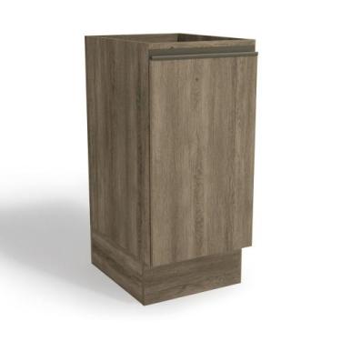 Imagem de Armário de Cozinha Balcão 40cm 1 porta G741 Maxxi Nogal Kappesberg, No