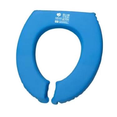 Imagem de Almofada assento higienico espuma azul tamanho unico pf-3s - Natural H
