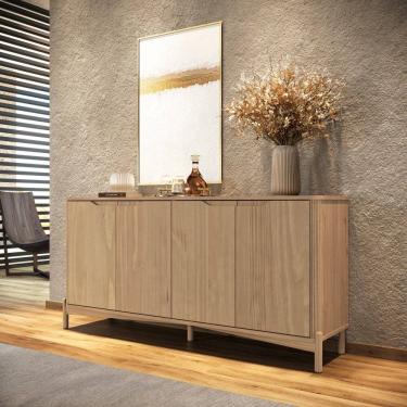 Imagem de Balcão Buffet Madeira Maciça 3312U Nest com 4 Portas Tauari Finestra