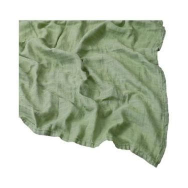 Imagem de Manta De Algodão Muslin De Bambu Cor Sólida Para Bebê, Toalha De Banho