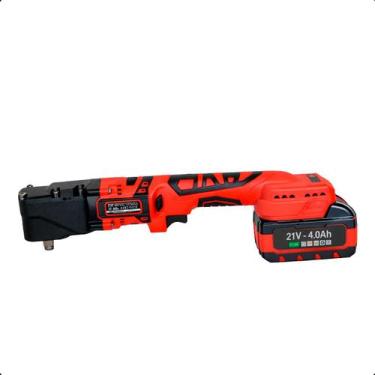 Imagem de Chave De Impacto Angular 2 Baterias Encaixe De 1/2 Polegada Torque 400