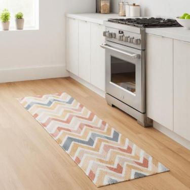 Imagem de Passadeira Soft Decor Chevron Lj Rolo 0,43x15,00m Vinil PVC - Plast.co