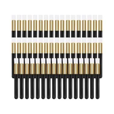 Imagem de Conjunto De Escovas Para Limpeza De Cílios Para Extensões, Removedor D