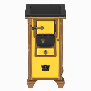 Imagem de Fogao a Lenha Venax n 00 Imperador Premium Amarelo