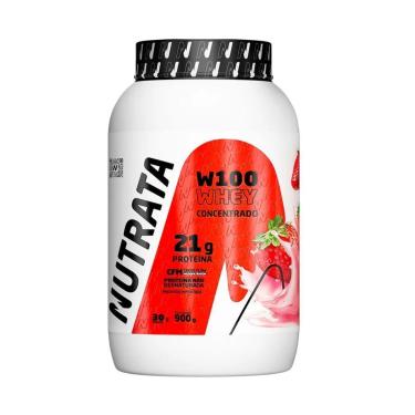 Imagem de Whey Protein W100 Concentrado 900g Nutrata-Unissex
