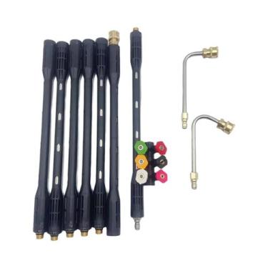Imagem de Extensão Para Lavadora De Alta Pressão: Kit Com 10 Peças, Lança De Con