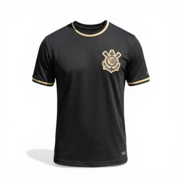 Imagem de Camisa Corinthians Símbolo Dourado Infantil Oficial