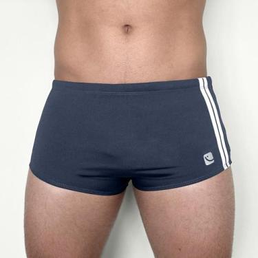 Imagem de Sunga Boxer Masculina Adulto Lisa Praia Alta Proteção Piscina Usee Bra