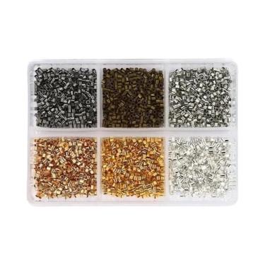 Imagem de 600 Peças De Pontas De Latão Para Crimpagem De Tubos, Protetores De Nó