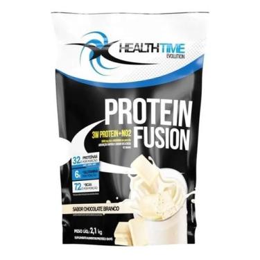 Imagem de Whey Protein Health 3w Fusion Chocolate Branco 2,1 Kg Refil - Congratu