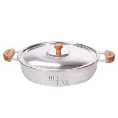 Imagem de Frigideira de aluminio batido fundido grande grosso 30cm - DIVIFORTE, 