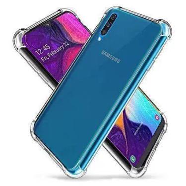 Imagem de Capa Case Protetora Samsung Galaxy A50 Capinha Transparente Anti Shock