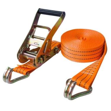 Imagem de kit 2 Cinta Com Catraca Carga 3 T 50mm 10 metro Caminhão Amarração - t