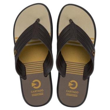 Imagem de Chinelo Cartago Montreal Listrado Casual Masculino-Masculino