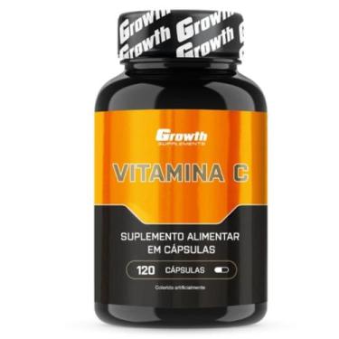 Imagem de Vitamina C 120 Cápsulas Original Suplemento Growth