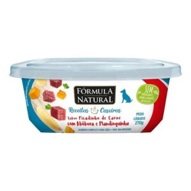Imagem de Ração Úmida Fórmula Natural Picadinho de Carne Cães 270g - Adimax