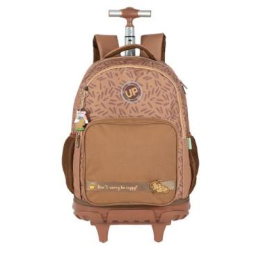 Imagem de Mochila De Carrinho Up4you Capivara Marrom - Luxcel