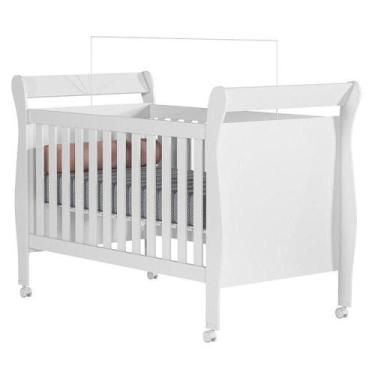 Imagem de Berço Americano Slim Branco Acetinado - Tigus Baby - TIGUS MÓVEIS