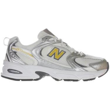 Imagem de Tênis New Balance 530 Feminino, Branco, Prata, 36